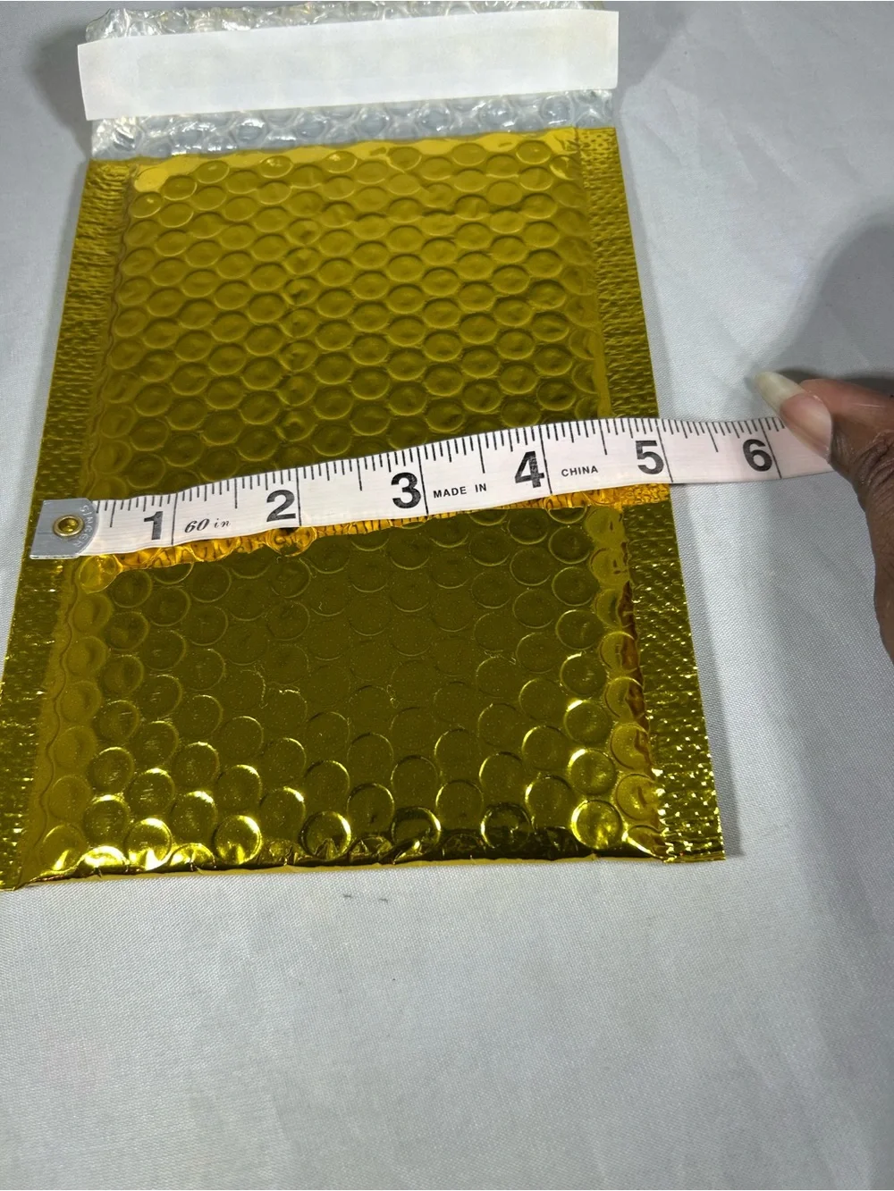 20 Gold Metallic Bubble Mailer Envelopes - Shiny Pack (10 4x8) (10 8.5x12)